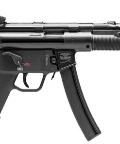 HK SP5K PDW 9mm, 5.83" Threaded Barrel, Black, Polymer Grip, 30rd