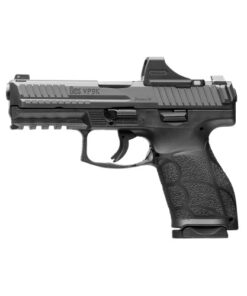HK VP9A1 K Optic Package 9mm, 4.09" Barrel, Black, Holosun SCS Red Dot Sight, 15rd