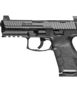 HK VP9A1 K Tactical 9mm, 4.7" Threaded Barrel, Matte Black, Suppressor Height 3-Dot, Tritium Front, Optics Ready, 2x15rd Mags