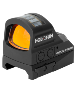 Holosun 407C Pistol Open Sight, Solar, Red 2Moa Dot, 7075 Aluminum, Open, Solar, Shake Awake, Pistol