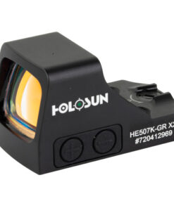 Holosun 507K X2 Reflex Sight, Black, Green 2 MOA Dot, 32 MOA Ring