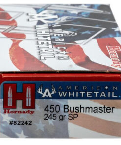 Hornady American Whitetail 450 Bushmaster 245gr, InterLock, 20rd Box