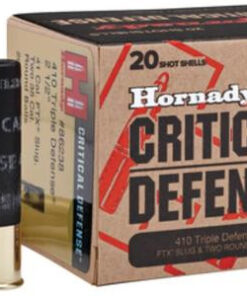 Hornady Critical Defense Triple Defense 410 Ga, Slug/Round Ball, 20rd Box