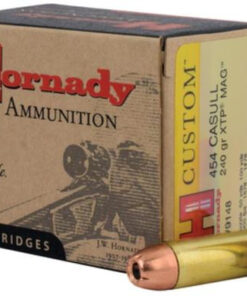 Hornady Custom .454 Casull 240gr, Jacketed Hollow Point, XTP 20rd Box