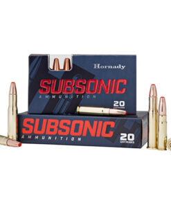 Hornady Subsonic 45-70 Government 410gr, Sub-X, Velocity: 1075 FPS, 20rd Box