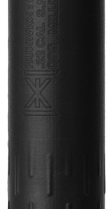 HUXWRX Flow 22 Ti, Suppressor, 22 LR, Cerakote Finish, Black, Grade 5 Titanium, 1/2X28 Direct Thread