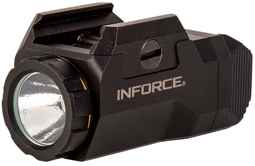 INFORCE Wild1, Multifunction Weaponlight, Fits 1913 Picatinny Rail or Universal Rail, Black, 500 Lumens for Two Hours, White LED, Constant/Momentary