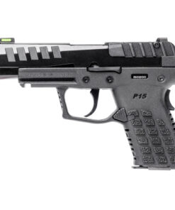 Kel-Tec P15 9mm, 4" Barrel, Black, Serrated Slide, Picatinny Rail, Stippled Grip, 10rd