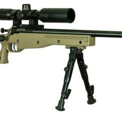 Keystone, Crickett Precision Bolt Action Rifle, Generation 2, Youth, 22 LR, 16.125" Barrel, Blue Finish, FDE Stock, Single Shot Rifle, Includes Eye...