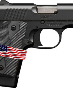 Kimber Micro 9 Liberty Micro Frame 9mm 3.15" Ramped Barrel, KimPro II Black Serrated Slide, Kimpro II Black Aluminum Frame w/Beavertail, 7 Rd