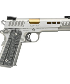 Kimber Rapide Dawn 9mm, 5" Gold Barrel, Stainless Steel, Black/Gray G10 Grip, 9rd