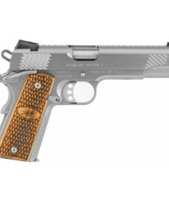 Kimber Raptor II 1911 45 ACP, 5" Barrel, Silver, Zebrawood Grip, CA Compliant, 8rd