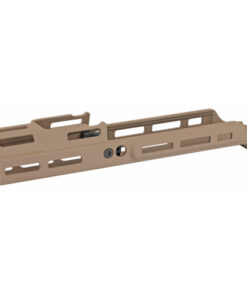 Kinetic Development Group LLC, SCAR MREX M-Lok MKII Handguard, 4.25", Fits SCAR 16s/17s, Includes 2 M-Lok Pic Rail Sections, Flat Dark Earth