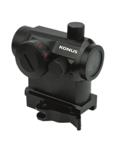 Konus Pro Nuclear Matte Black 1x22mm 3 MOA Red/Green Dot Reticle