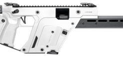 Kriss VECTOR CRB Gen III 10MM, 16" Threaded Barrel, 9/16X24, Matte , Alpine White, Low-Profile Flip-Ups, Fixed Stock, 10rd, California Compliant