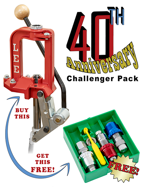 Lee Precision Challenger Press 40th Anniversary Breech Lock 38 special Dies