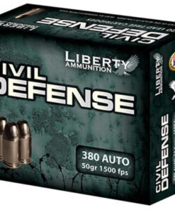 Liberty Ammo Civil Defense 380 ACP 50gr, LF Fragmenting Hollow Point, 20rd Box