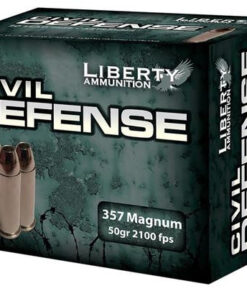 Liberty Civil Defense 357 Magnum 50 gr, LF Fragmenting HP 20rd Box