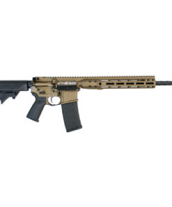 LWRC Direct Impingement 223 Remington/5.56x45mm, 16.1" Barrel, Burnt Bronze, CA Compliant, M-Lok Handguard, 10rd