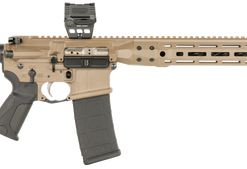 LWRC Individual Carbine DI Optic Kit 5.56 NATO 16.10" Barrel, FDE Cerakote M-LOK Handguard, LWRC Compact Stock, Magpul+ Grip, Holosun Optic, Magpul...