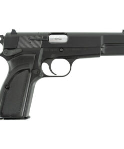 MAC Inglis L9A1 Hi-Power 9mm, 4.7" Barrel, Black, 3-Dot Sights, 15rd
