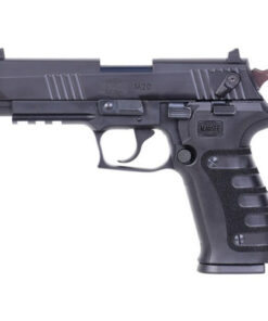 Mauser Rimfire M20 22 LR, 4" Barrel, Black, Textured Grip, Adjustable Sights, 10rd