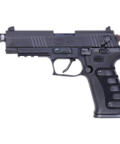 Mauser Rimfire M20 22 LR, 4.75" Threaded Barrel, Black, Textured Grip, Adjustable Sights, 10rd