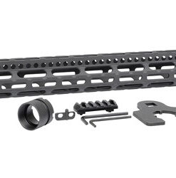 Midwest Combat Rail Light Weight M-Lok Handguard, Fits AR Rifles, 15" Free Float Handguard, Wrench And Mounting Hardwareluded, 5-Slot Polymer M-Lok...