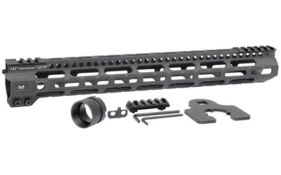 Midwest Combat Rail Light Weight M-Lok Handguard, Fits AR Rifles, 15" Free Float Handguard, Wrench And Mounting Hardwareluded, 5-Slot Polymer M-Lok...