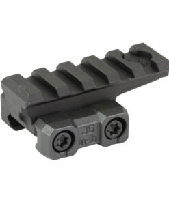 Midwest MK2, Mount, Fits 1913 Picatinny Rail Riser, 5 Slot, Anodized Finish, Black