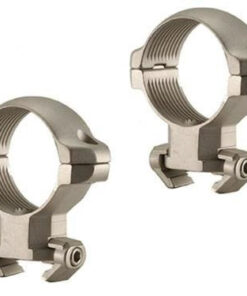 Millett 1" Angle-Loc Windage Adjustable Ring Mounts, Ruger 77, Super Redhawk, Silver, High