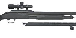 Mossberg 500 Field/Deer Pump 12 Ga, 24"/28" Barrel, 2.5x20mm Dead Ringer, Black, Blued, 5rd