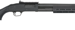 Mossberg 590A1, XS Security 12 Ga, 3" Chamber, 20" Heavy Wall Barrel, Parkerized Black, Synthetic Stock with +4 Shell Holder and M-Lok Forend, 9Rd,...