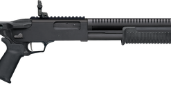 Mossberg 590R 12 Ga, 3" Chamber 18.5" Barrel, Black, Magpul MBUS 3 Sights, 6rd