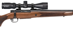 Mossberg Patriot Optic Full Size 350 Legend 4rd,22" Matte Blued Fluted Threaded Barrel, Matte Blued Drilled & Tapped Receiver, Walnut Fixed Stock,...