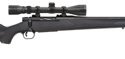 Mossberg Patriot Super Bantam 243 Winchester, 20" Barrel, Black, 3-9x40mm Scope, 5rd