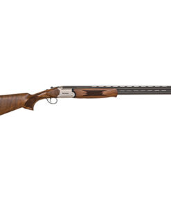 Mossberg Silver Reserve II O/U 20 Gauge, 26" Vent Rib Barrel, 3", Satin Silver, Walnut, 2rd, Youth