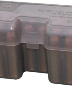 MTM RF-22 Rifle Ammo Box Flip-Top 22rd Ultra Mag Poly Smk