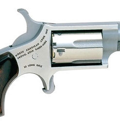 NAA Companion Mini Cap And Ball Revolver Kit .22 Caliber 1.125" Barrel Stainless Steel 5 Shot
