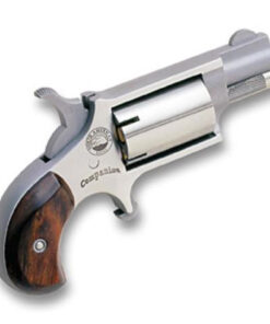 North American Arms Companion SAO 22 Cal, 1.13" Barrel, Stainless Steel, Rosewood Birdshead Grips, 5rd