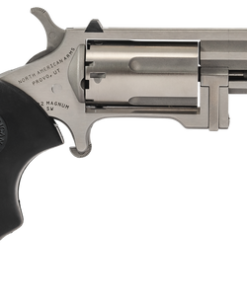 North American Arms RECLUSE Swing Out 22 Mag 5 Shot 2" SS Barrel, Cylinder & Frame, Oversized Rubber Grip, Exposed Hammer