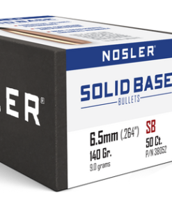 Nosler Bullets 6.5MM .264 140gr Solid Base SP 50CT BULLETS NOT AMMO