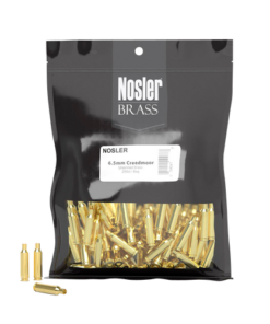 Nosler Premium Brass Unprimed Cases 6.5 Creedmoor Rifle Brass 100 Per Box