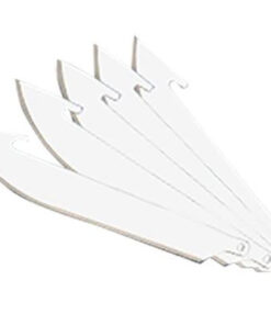 Outdoor Edge Edge Drop-Point Blades, Plain Edge, 3.5" Blades, 420J2 Stainless, 6 Pack