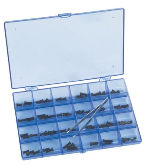 Pachmayr Master Gunsmith Screw Kit, 277 Pieces, Black
