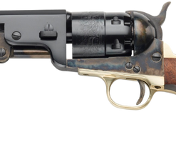 Pietta 1851 Navy Yank Sheriff 44 Cal, 4.88" Barrel, Case Hardened Frame, Walnut Grip, 6rd