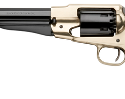 Pietta 1858 Army 44 Caliber, 8" Barrel, Brass Frame, Walnut Grips, 6rd