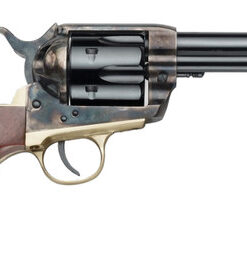 Pietta 1873 Great Western II U.S. Marshal Combo 45 Colt/45 ACP 6rd 4.75" Blued Barrel & Cylinder Blued Steel Frame, Walnut Engraved Grip