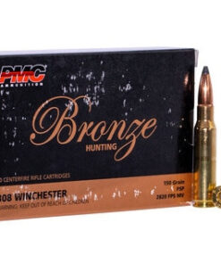 PMC Bronze, 308 Winchester, 150gr, Soft Point, 20rd Box