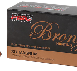 PMC Bronze 357 Mag 158gr, Jacketed Soft Point, 50rd Box